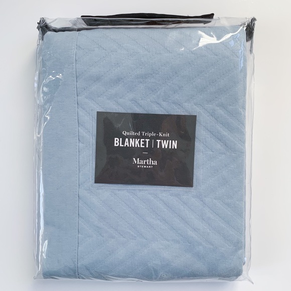 Martha Stewart Bedding Martha Stewart Quilted Triple Knit Twin Blanket Poshmark